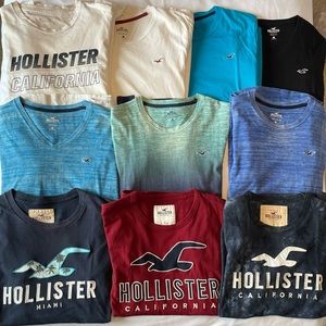 10 Hollister T-Shirts Bundle